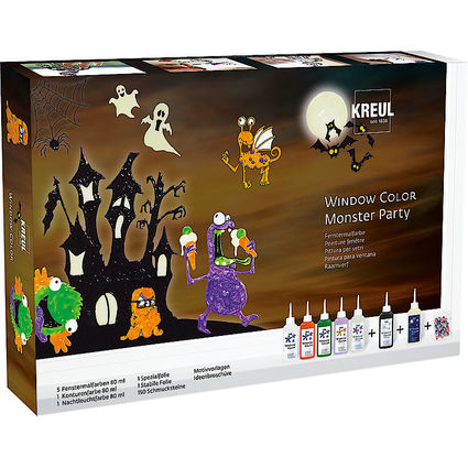 KREUL Window Color "Monster Party", Set