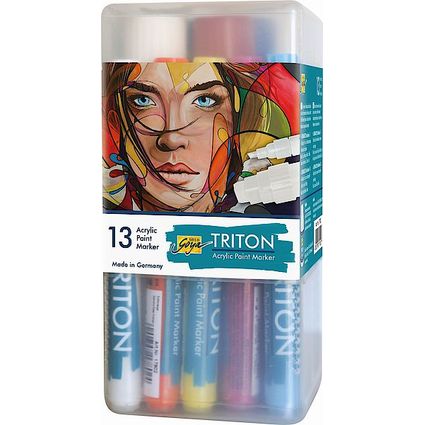 KREUL Acrylmarker TRITON Acrylic Marker, 13er Power Pack