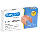 RAPESCO heftklammern 24/6, verkupfert + galvanisiert