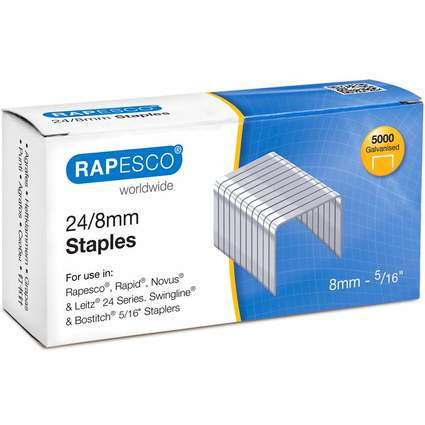 RAPESCO Heftklammern 24/8, verzinkt, 5.000 Stck