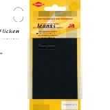 KLEIBER Jeans-Bgelflicken, 170 x 150 mm, schwarz