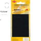 KLEIBER Jeans-Bgelflicken, 170 x 150 mm, schwarz
