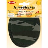 KLEIBER Jeans-Bgelflecken oval, 130 x 100 mm, military