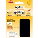 KLEIBER Nylon-Flicken, selbstklebend, schwarz