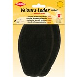 KLEIBER Velour-Leder-Imitat, 95 x 185 mm, dunkelbraun