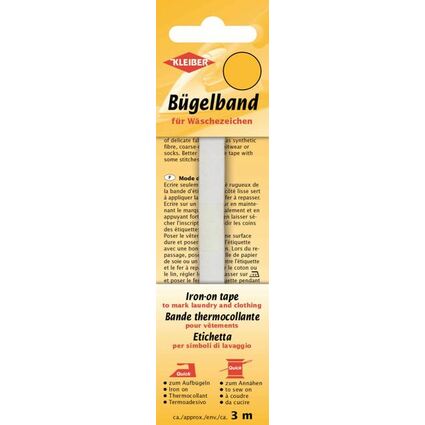 KLEIBER Bgelband / Wschezeichen