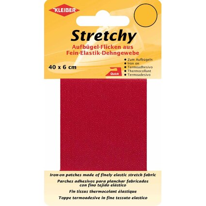 KLEIBER Stretchy-Bgel-Flicken, 400 x 60 mm, rot