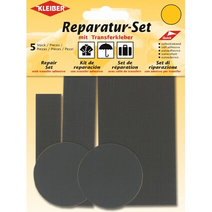 KLEIBER Flicken-Reparatur-Set, grau