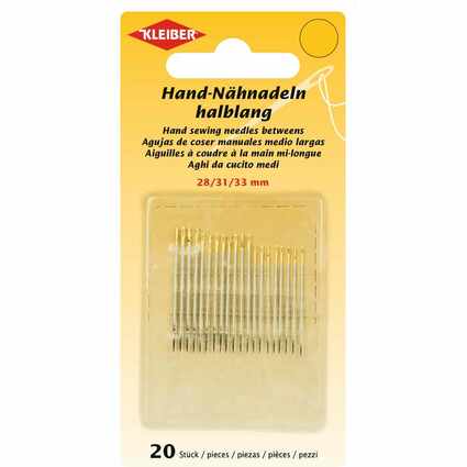 KLEIBER Hand-Nhnadel-Set, 20-teilig, halblang