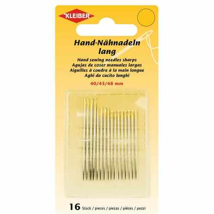 KLEIBER Hand-Nhnadel-Set, 16-teilig, lang