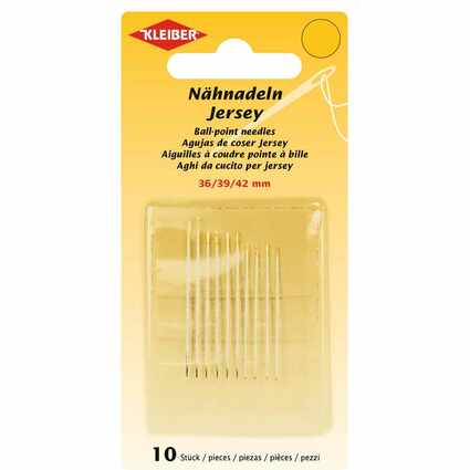 KLEIBER Hand-Nähnadel-Set "Jersey", 10-teilig