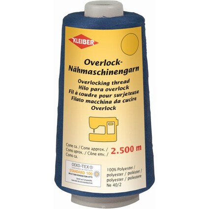 KLEIBER Overlock-Nähmaschinengarn, 2.500 m, dunkelblau