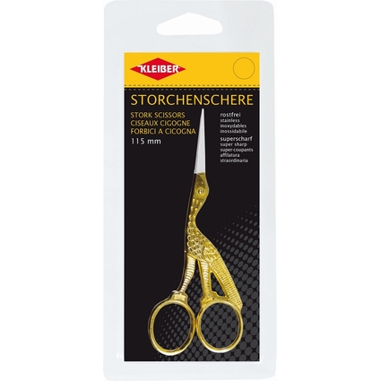 KLEIBER Storchenschere, Länge: 115 mm, gold