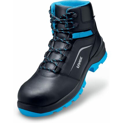 uvex 2 xenova Schnrstiefel S2 SRC. Gr. 45, schwarz/blau