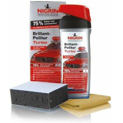NIGRIN Performance Brillant-Politur Turbo, 500 ml