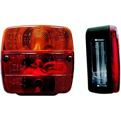 IWH Anhnger-Rckleuchte, 4 Funktionen, 12 Volt